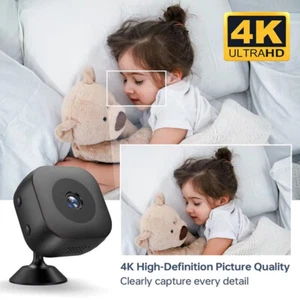 WiFi Mini Full-HD 1080P 4K Kamera Nachtsicht Camcorder IP Home Security Cam - Bild 1 von 19