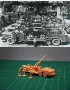 Kit de resina KAMIYA 1/144 SEGUNDA GUERRA MUNDIAL German Vomag 8,8 cm antiaéreo (detalle fino) (#GER544) - Imagen 1 de 7