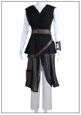 Cosplay Star Wars The Rise of Skywalker Rey Costume Halloween Carnival Suit Prop - Image 1 of 4