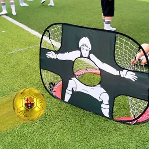 Foldable Soccer Goal Net Portable Pop-up Football Net for Kids Youth Teen - Picture 1 of 14