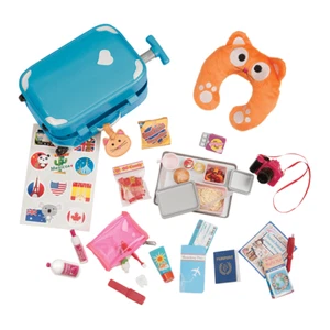Our Generation Well Traveled Luggage Set for 18 Inch Dolls - Picture 1 of 14