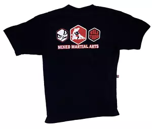 Camicia Bad Boy Uomo Taglia Large Nera Manica Corta Anni 90 Arti Marziali Miste MMA - Foto 1 di 9