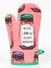 Blue Q "Bitch I Am The Secret Ingredient" Oven Mitt