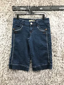 Tyte Jeans Bermuda Shorts Juniors Size 9 Mid Rise Medium Wash Blue - Picture 1 of 10