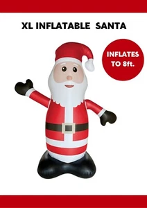 8ft / 244cm Giant Inflatable Santa Vinyl - Picture 1 of 4