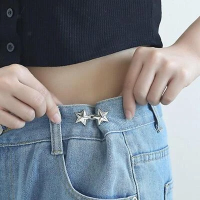 Jeans-Taillenschnalle zum Straffen der Jeansknöpfe, Anstecknadeln, abnehmbarer - Bild 1 von 4