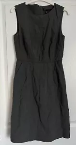 BANANA REPUBLIC grey wool sleeveless dress UK 8 Only Worn Twice - Picture 1 of 4
