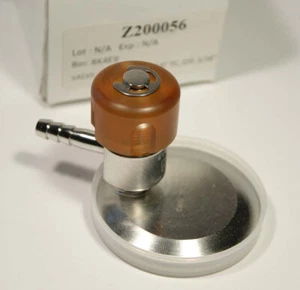 Bleeder cap, (sampling valve) 2.0"  barbed 316L TC, OTL 5/16" offset - Picture 1 of 4