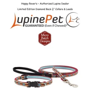Lupine Lifetime EDICIÓN LIMITADA Correas para Perros 1/2"- Western DIAMOND BACK - Imagen 1 de 7