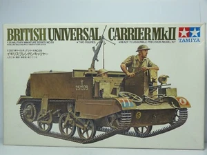 TAMIYA 1/35 COD. 3589 BRITISH UNIVERSAL CARRIER MK II FIGURINI OTTIMO/COMPLETO - Foto 1 di 12