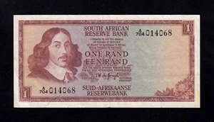 F.C. SUDAFRICA SOUTH AFRICA , 1 RAND 1967 , B/C+ ( F+ ) , P.110b . - Picture 1 of 2