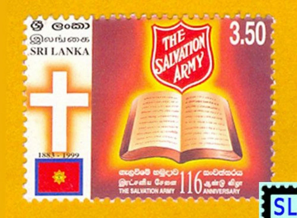 Estampillas de Sri Lanka 1999, Ejército de Salvación, MNH Foto 1 de 1