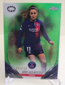 2023-24 Topps Chrome Womens UEFA Lieke Martens #81 Neon Green Ser# 53/150 - Bild 1 von 2