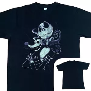 HNH Apparel Men Nightmare Before Christmas Short Sleeve T Shirt Size L Halloween - Picture 1 of 7