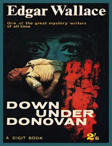 9863. Dekor Poster. Zimmer Haus Wand. Retro Buch Cover Wallace Down under Donovan - Bild 1 von 1