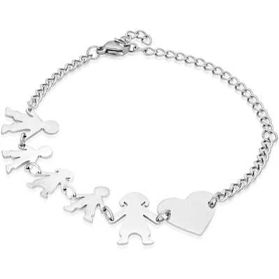 Bracciale Famiglia Donna Family Story My Life offerta classico cod. FSY16BS-MMF - Immagine 1 di 4