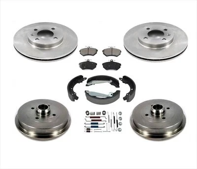 Подходит для кабриолета 1996-02 передние тормозные диски дисковые колодки барабаны тормозные колодки пружины - Изображение 1 из 4