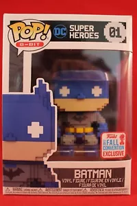 Funko Pop! NYCC 2017 Fall Convention Exclusive DC Comics Batman 8-Bit Figure - Picture 1 of 7