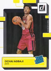 2022 Donruss #214 Ochai Agbaji Utah Jazz Rated Rookie - Foto 1 di 2