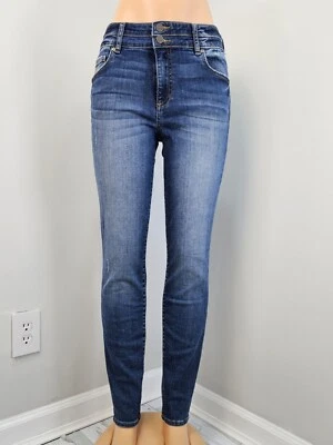 Pantalones de mezclilla ajustados Kut from the Kloth para mujer 8 tiro alto palillo de dientes Foto 1 de 4