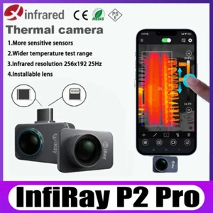 Infiray P2 Pro 256x192 IR High-Resolution Thermal Imaging Camera for Android IOS - Picture 1 of 8