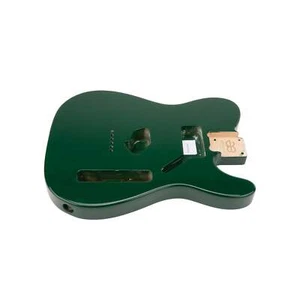 AE Guitars® T-Style Alder Replacement Guitar Body British Race Green - Picture 1 of 6