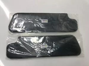 Volvo PV/Amazon Black Sun Visor x 2 Grain Finish-Reproduction, Welded seam as OE - Picture 1 of 3