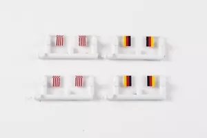 VK-Modelli 14972 - 1/87 Accessori Fahnensatz Metrobus (Per 4 Autobus) - Nuovo - Foto 1 di 1