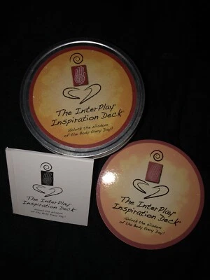 Interplay Inspiration Card Deck Oracle Message Cards With Book. New In Tin