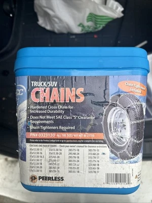 0323130 Peerless Truck/SUV Tire Chains - Brand New - Image 1 of 3