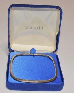 Brazalete de plata de ley - MARSALA 3 mm cuadrado sólido 7,5" - 9,7 g nuevo en caja nuevo - Imagen 1 de 6