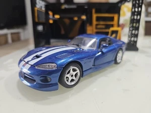 BBURAGO Dodge Viper GTS Coupe / Scale 1:24 / Metallic blue / Burago - Foto 1 di 20