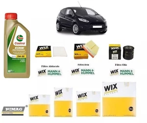 Kit Filtri Tagliando Ford Fiesta VI 1.0 Ecoboost + 4 Litri Olio 5w30 - Imagen 1 de 8