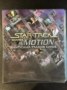 Star Trek Movies in Motion ULTRA Mini-Master Card Set (con 11 AUTOGRAFI) e raccoglitore - Foto 1 di 5