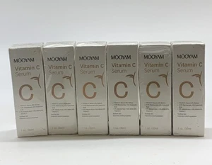 Moo yam Vitamin C Serum 1 Oz Each Pack Of Six Soothes Skin Exp 08/2026 - Picture 1 of 3