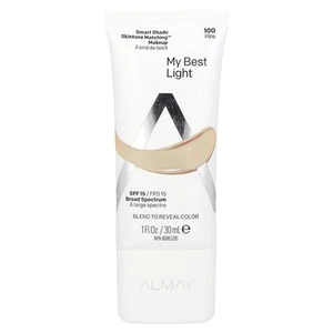 Smart Shade, Skintone Matching Makeup, SPF 15, 100 My Best Light, 1 fl oz (30 - Picture 1 of 5