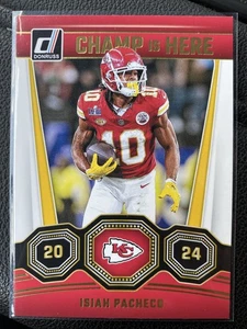 Isiah Pacheco - 2024 Donruss Champ is Here Insert #3 - Kansas City Chiefs - Picture 1 of 2