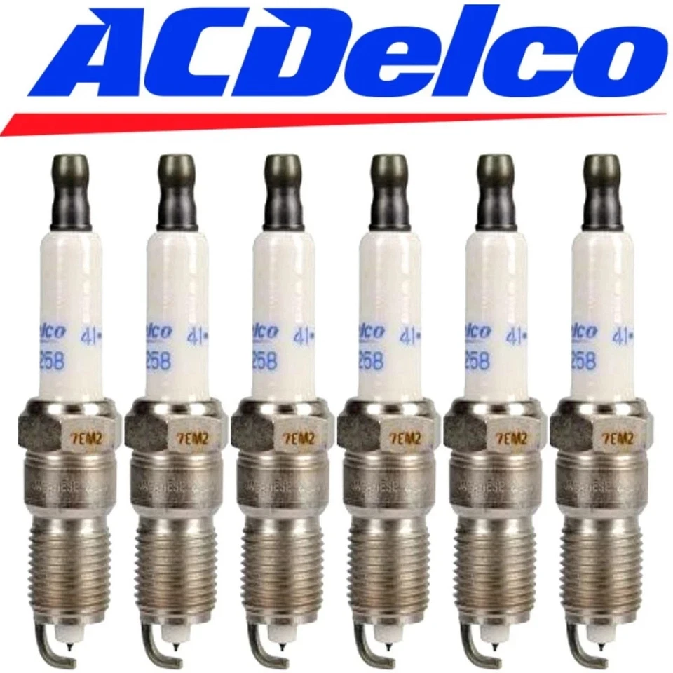 41-940 ACDelco 19158036 Set Of 6 Platinum Spark Plugs - Image 1 of 1