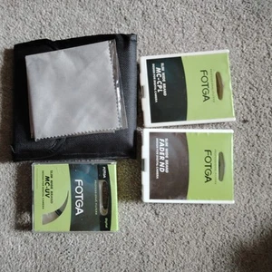 FOTGA Slim Wide Brand 46mm 3 filters For DIGITAL CAMERA FADER ND, MC-UV, MC-CPL - Picture 1 of 2