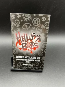 Juego de tarjetas de metal de verano Helluva Boss - Edición limitada arco iris plateado onda 1 - Imagen 1 de 7