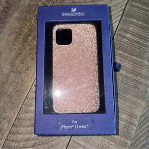 Swarovski Rose Gold Glitter Sparkling iPhone 12 Mini Case - Picture 1 of 7