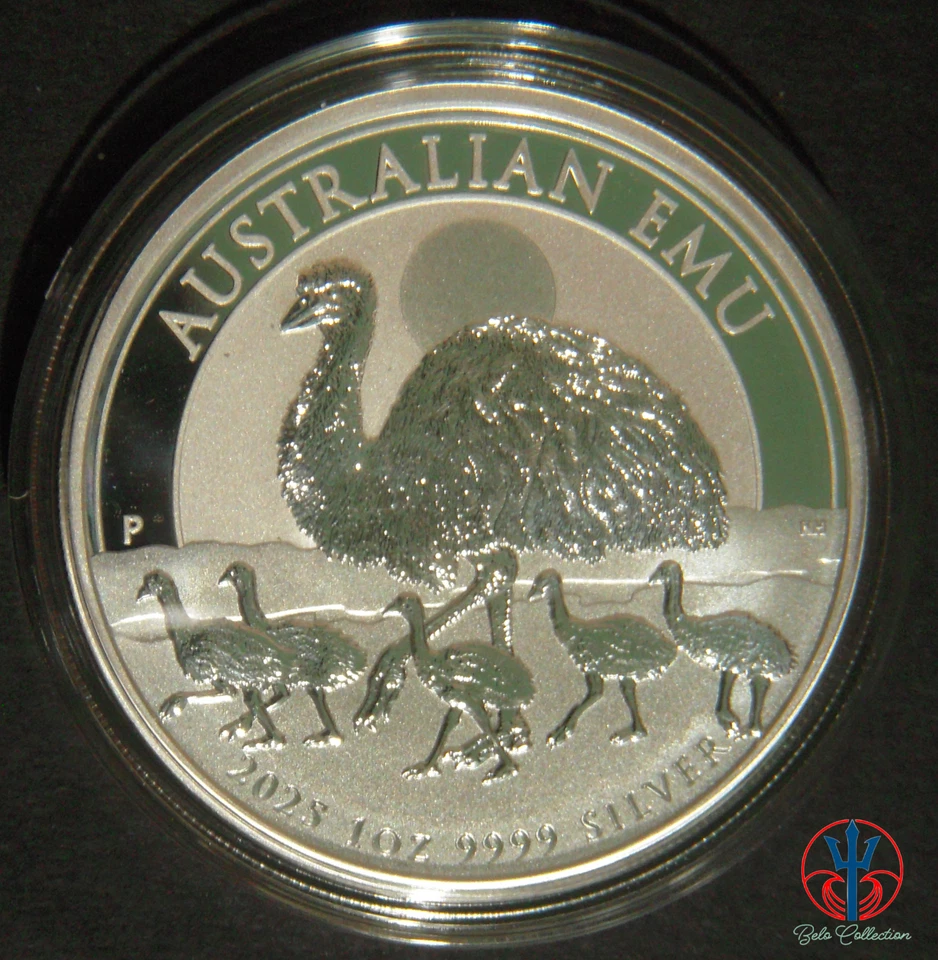 Australia 1 oz Emu  2025 silver coin perth mint - Immagine 1 di 2