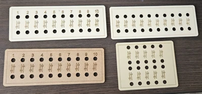 LASERGESCHNITTENER DRUCKTASTENSCHALTER ABDECKPLATTE BEDIENFELD PECO HORNBY POINT - MOTOREN