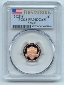 2025 S 1C Lincoln Cent PCGS PR70DCAM First Strike - Picture 1 of 1