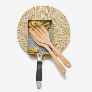 Kitchen Wooden Spatula Natural Non-stick Beechwood Turner Practical Kitchen - Picture 1 of 11