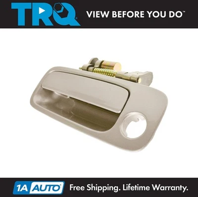 TRQ Front Left Exterior Door Handle Beige For 1997-2001 Lexus ES300 Toyota Camry Foto 1 de 4