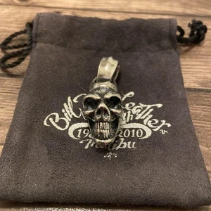 Bill Wall Leather BWL Large Good Luck Skull Pendant #0418 - Picture 1 of 7