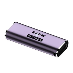 Universal USB 4 Type C Female To Female Adapter Connector Coupler 240W 40Gbps 8K - Photo 1 sur 12