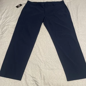 NWT FootJoy Performance Knit Golf Pants Navy Size 42x30 Stretch Moisture-Wicking - Picture 1 of 7