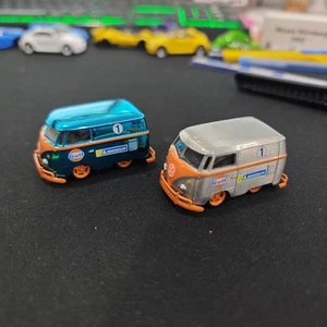 M2 Machines custom made gulf michelin 1960 VW Delivery Van Bus chrome two - Picture 1 of 14